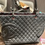 シャネル　カンボンライン　トートバッグ
